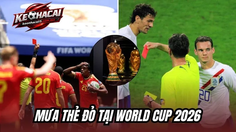 Mưa thẻ đỏ tại World Cup 2026